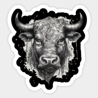 If you mess with the bull, you get the horns Sticker